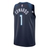 Män Minnesota Timberwolves Tröja Anthony Edwards 1 Nike 2022-23 Icon Edition Marin Swingman